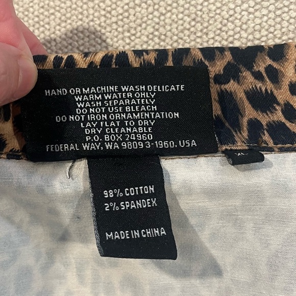 Christine Alexander XL Leopard Print Jacket w/ Rhinestones & Rhinestone Buttons - Picture 7 of 11